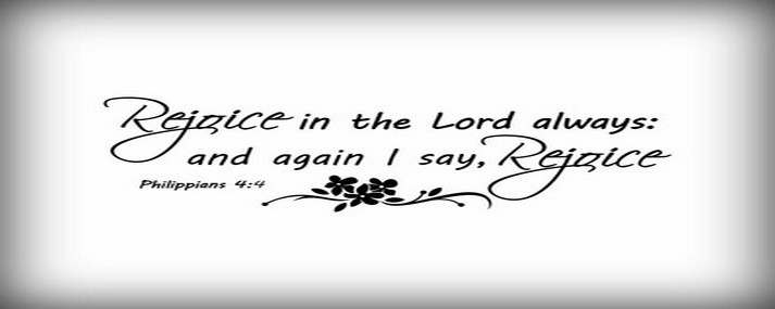 rejoice in the lord